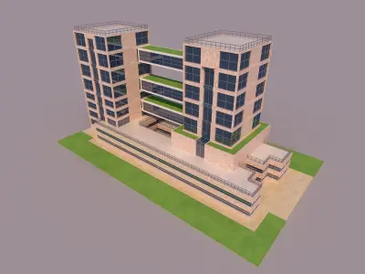0148 - Modern Building 3D model