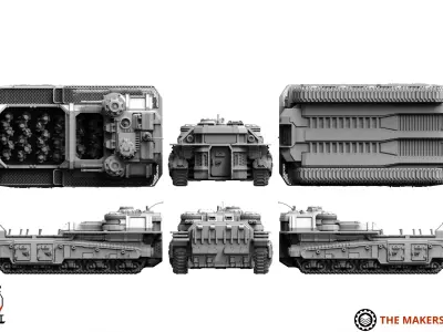 Primus Scions - Brabant - Heavy Transport 3D print model