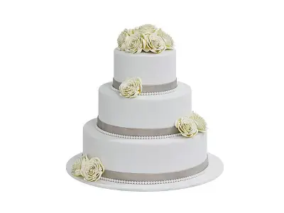 Wedding Cake BLENDER 3D Model Cycles 3D model