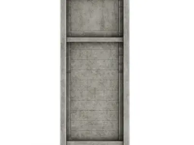 Factory Side Wall 3D model