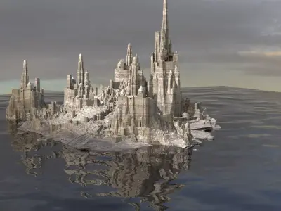 Desert Alien Monoliths 7 3D model