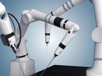 Robot surgery machine 3D model