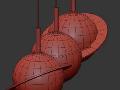 Space Rings 3D model