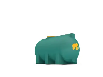 Water tank horizontal  3D model