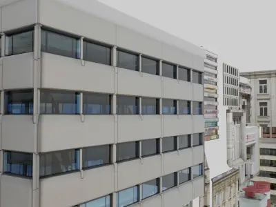 City Props and Assets Low-poly 3D model