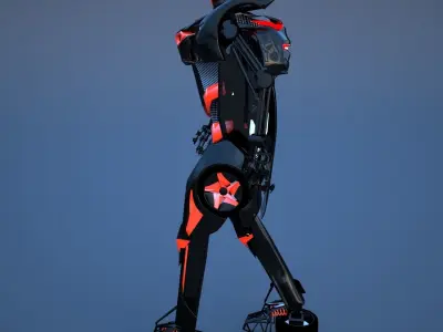 Robot sci-fi 3D model