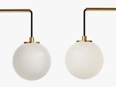 Modern Counterbalance pendant lamp 3D model