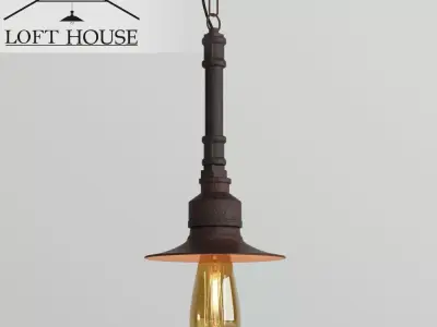 Hanging lamp LOFT HOUSE P-102 3D model