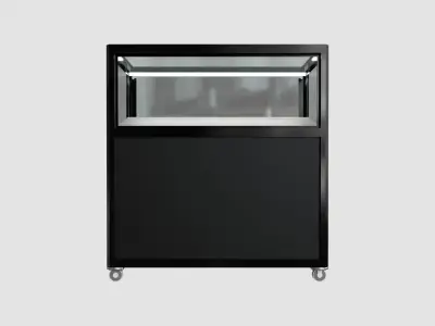 Glass Table Showcase 2 3D model