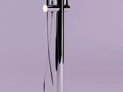 Bath and shower unit - for archviz 3D model