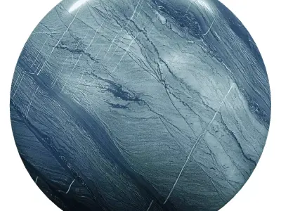 Elegant Blue Marble Texture Texture