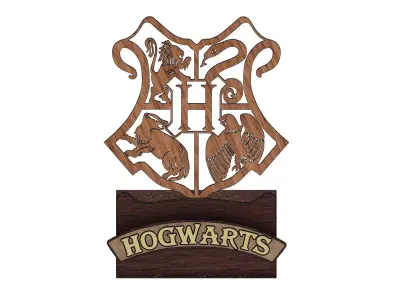 Harry Potter Standphone or Tablet Hogwarts 3D print model