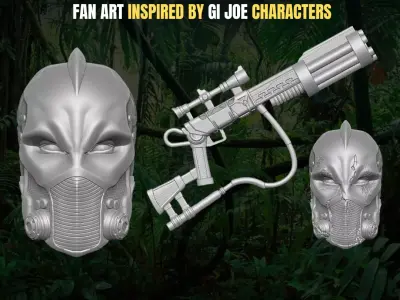 Darklon Kit 3D printable File For Action Figures 3D print model