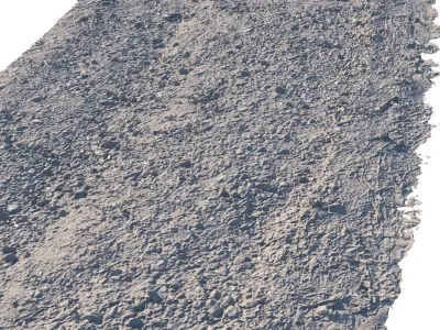  Dirt road material 03 Low-poly 3D model