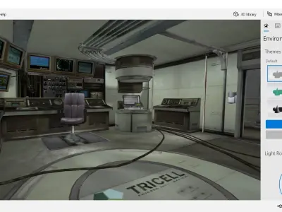 Architectural interior 07 3D model