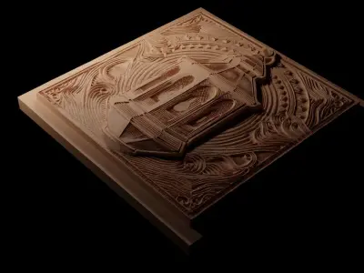 Lantern CNC 3d Print High Relief Sand Casting 3D print model