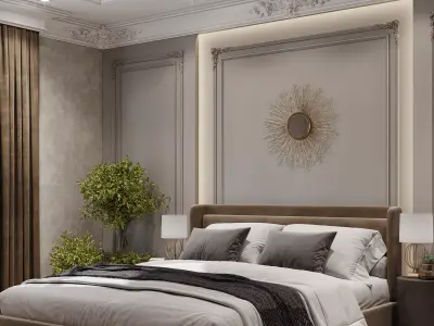Interior Bedroom 3D model