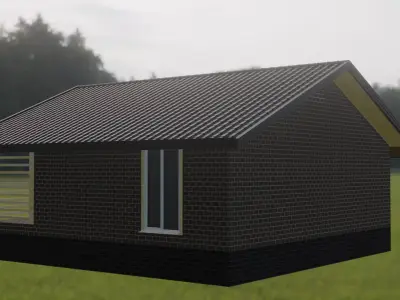 BRICK HOUSE 3D model buy