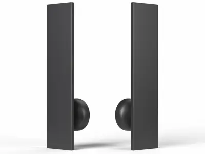 Tumalo Oil-Rubbed Bronze Knob Exterior Door Hardware 3D model