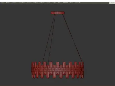 HOUSE SIGN ITALY Low-poly 3D model