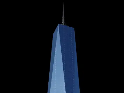1 World Trade Center  - NYC Low-poly 3D model