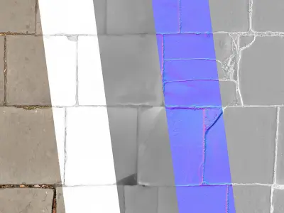 Block Paving 05 - Photogrammetry based Environment Texture Texture