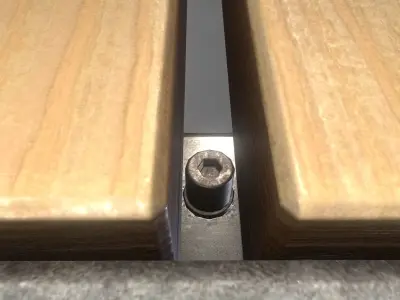 Street Bench 10 Version 2 Low-poly 3D model