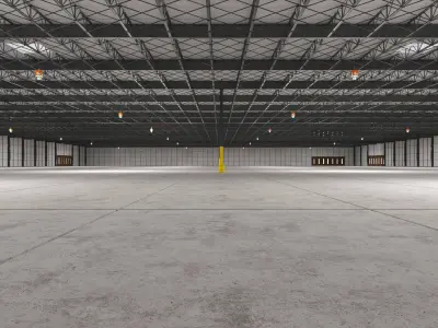 Exhibition Hall interior 21 3D model