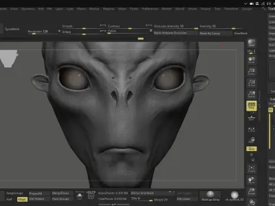 Creature  Low-poly 3D model