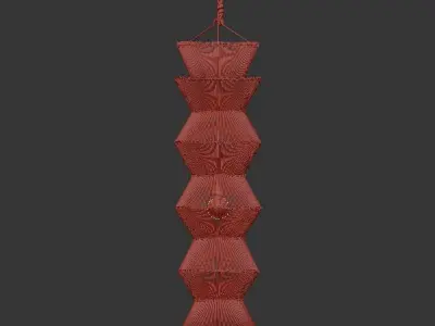 Bamboo Lamp 33 3D model