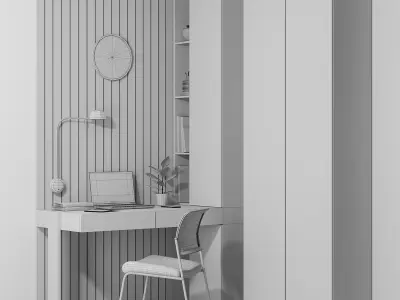 workplace07 3D model