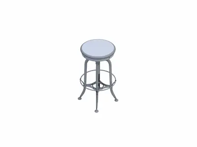 Barchair 3D model