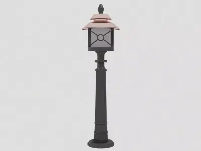 garden lamp 3D model buy