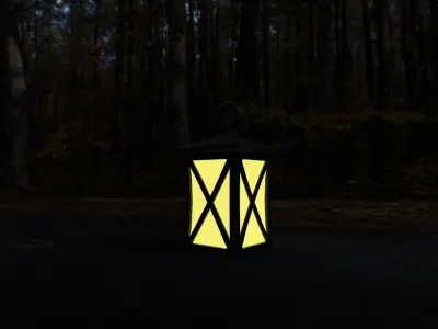 Hanging Lamp Free low-poly 3D model