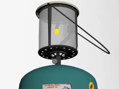 Gas Lamp 3d Model Free 3D model