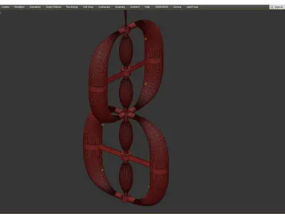 Patrizia Garganti Coupe De Foudre Roberto Lazzeroni design Low-poly 3D model