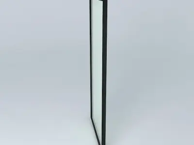 3d window with frame Free 3D model