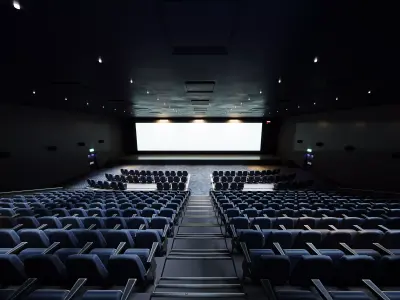 Movie Theater Interior Low-poly 3D model