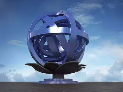 quare sculpture life culture symbol city landmark 3D model