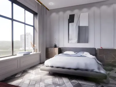 Desain Kamar Tidur Mewah 3D print model