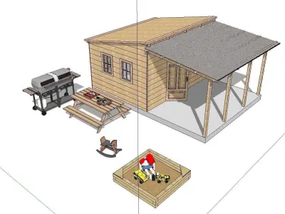 Creative Design-Holiday Cabin-061 3D model