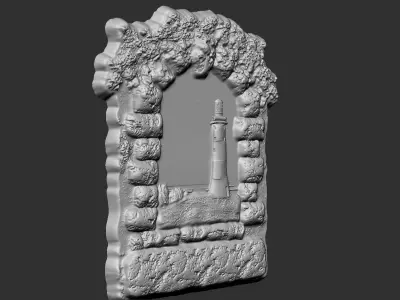 Stone Window 3D print model