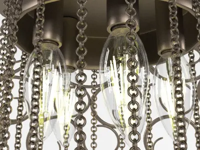 Dolcima pendant chandelier 3D model