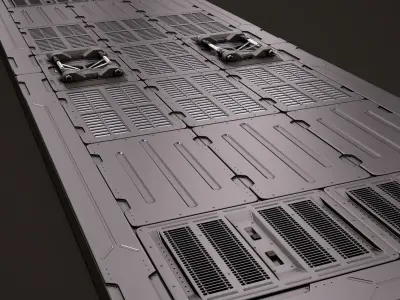 Sci Fi Panels KitBash  3D model