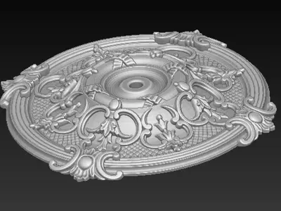 Ceiling Relief 2   3D model 3D print model