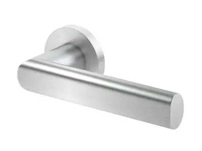 Frelan Satin Stainless Steel Door Handle 3D model