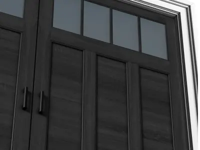 Automatic Classic Modern Garage Doors 3D model