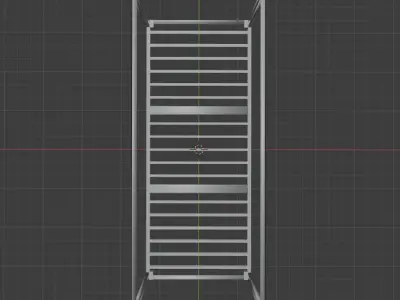 Basic Intermodal Shipping Container Frame Free 3D model