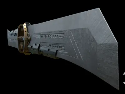 Thanos Double Edged Blade llSS3Dll 3D model
