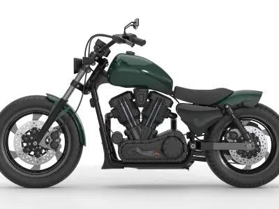 Generic Motorcycle 04 3D model